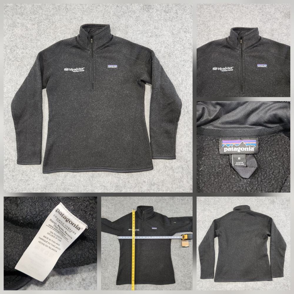 Patagonia Better Sweater Womens M Medium Fleece 1/4 Zip Jacket Trip Advisor